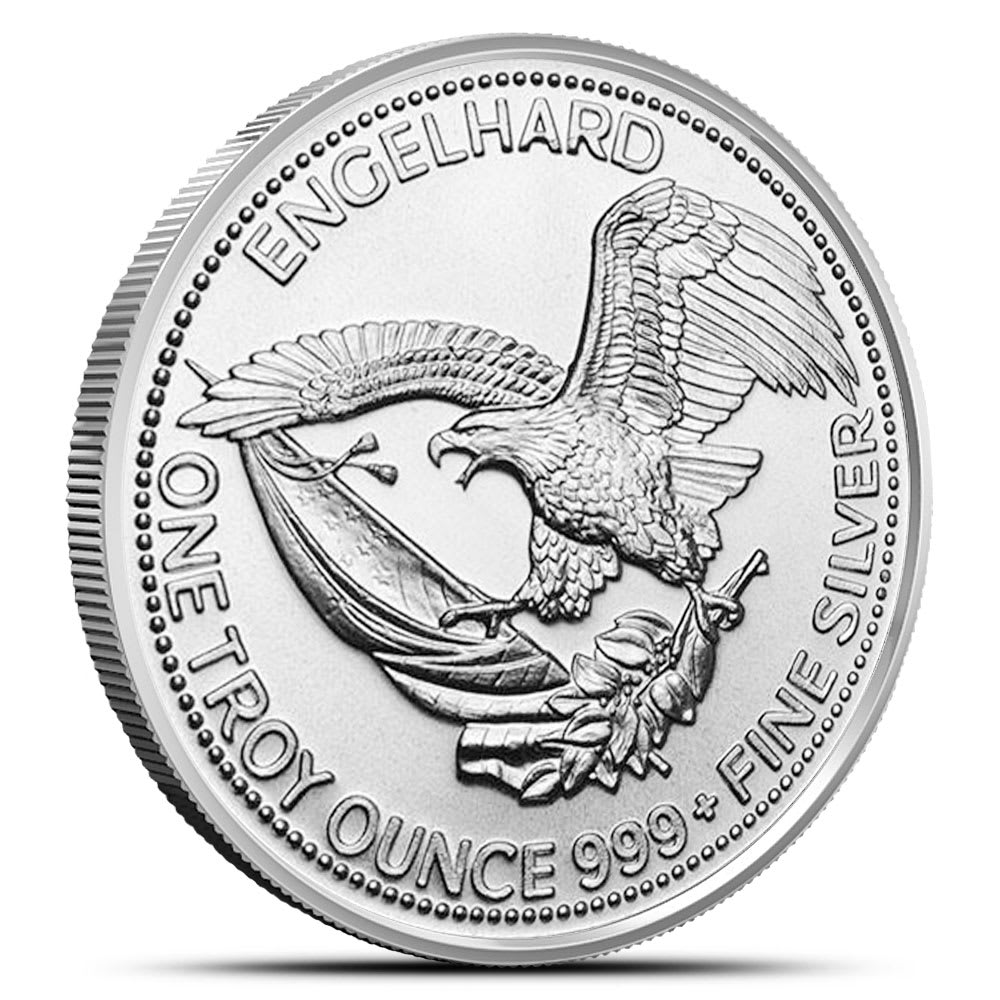 1 oz Silver Prospector Round | Engelhard - Provident Metals™