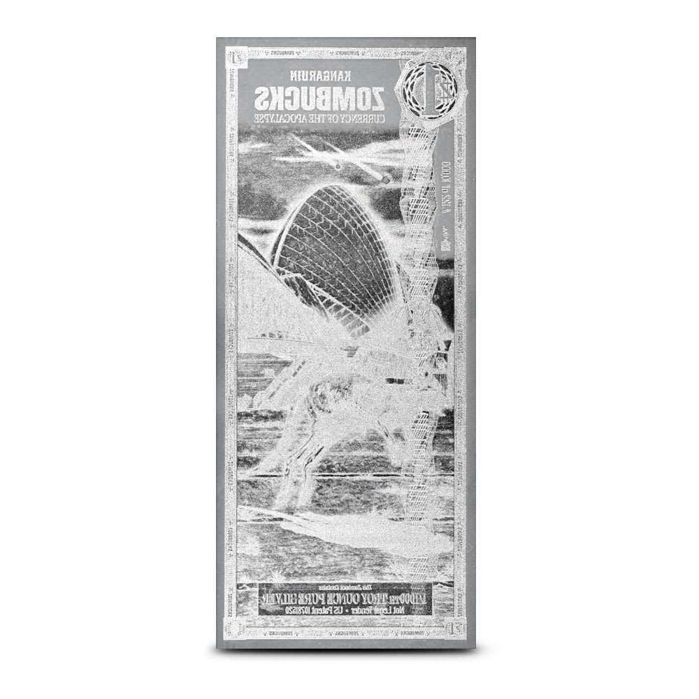 1 Zombucks World Kangaruin Silver Note New - Provident Metals™