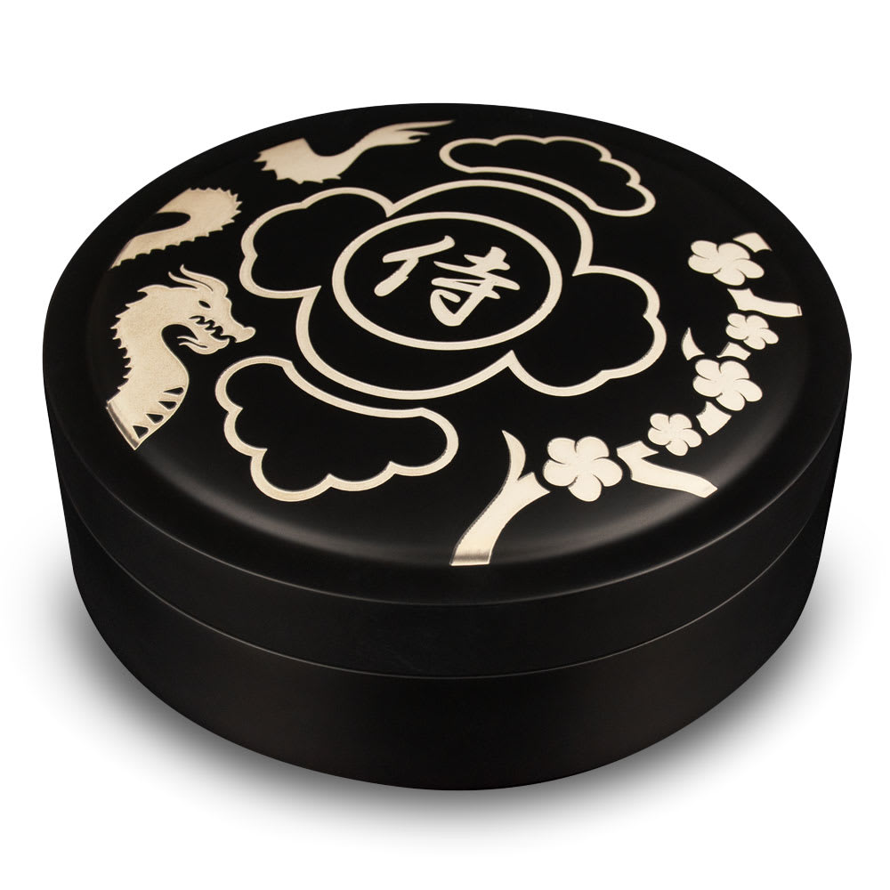 2024 Solomon Islands Antique Samurai Helmet Silver Coin