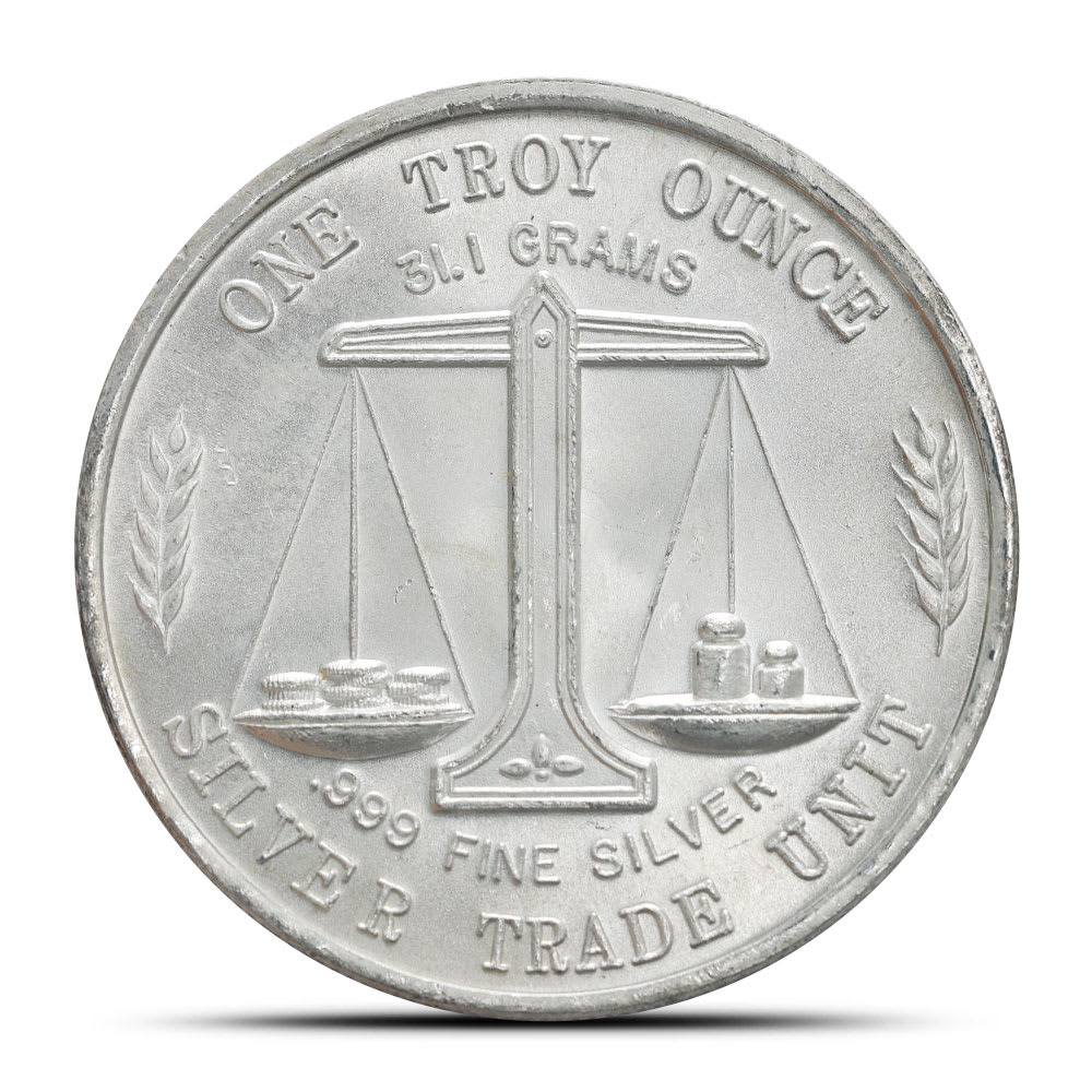 1 oz Silver U.S. Assay Office Vintage Art Round - Provident Metals™