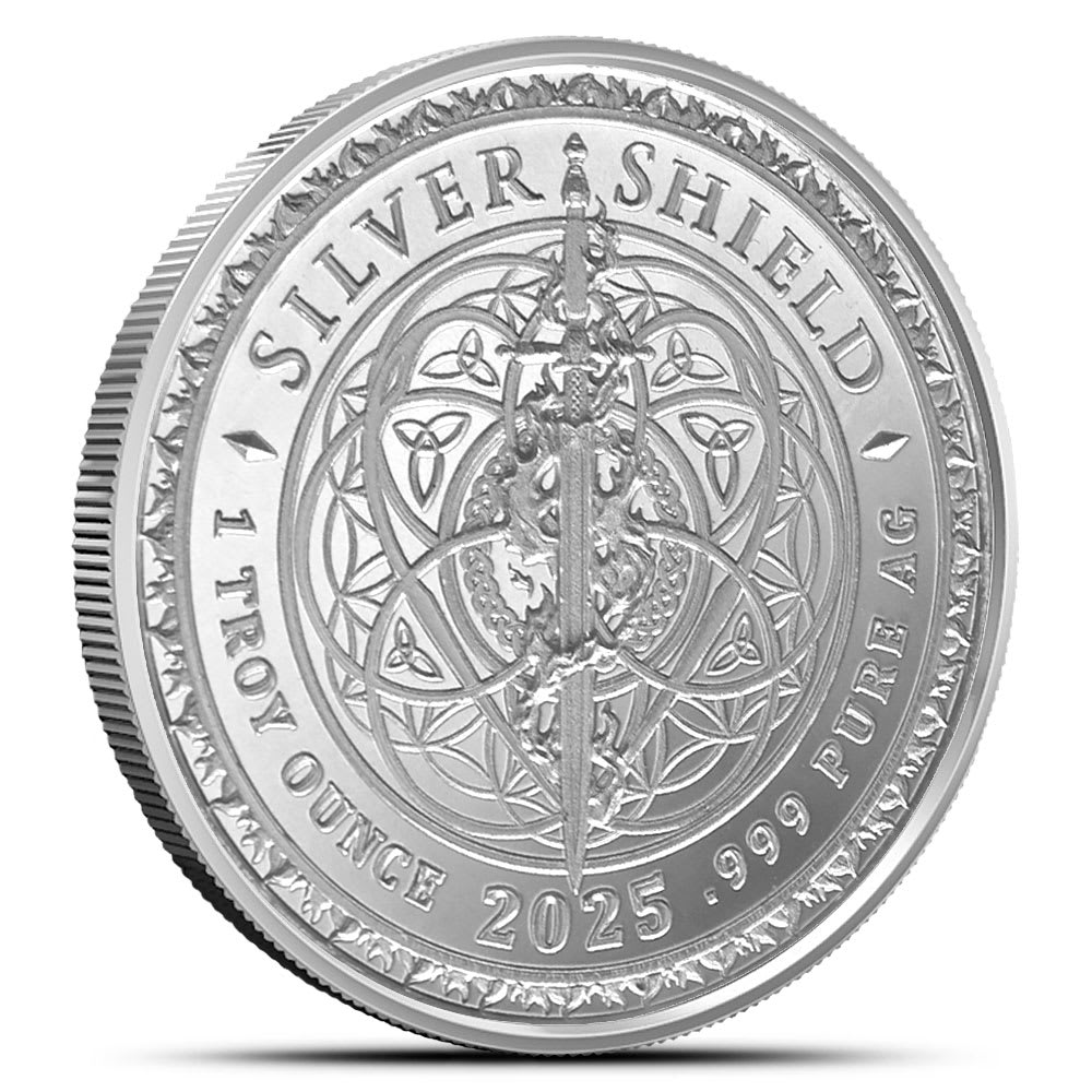 1 oz Silver 2025 Christ is Coming Shield Round | GSM - Provident Metals™
