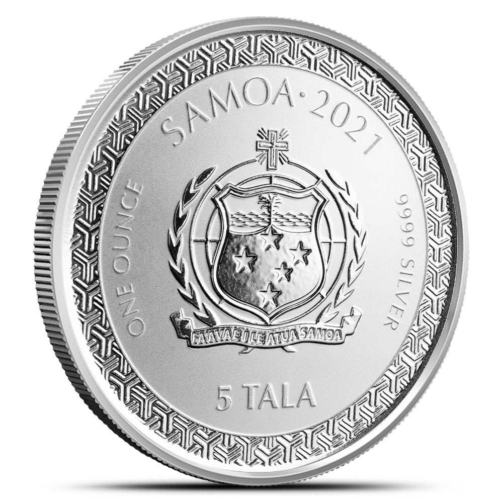 Samoa Momotaro Onto Demon Island in Anime Silver Coin - Provident