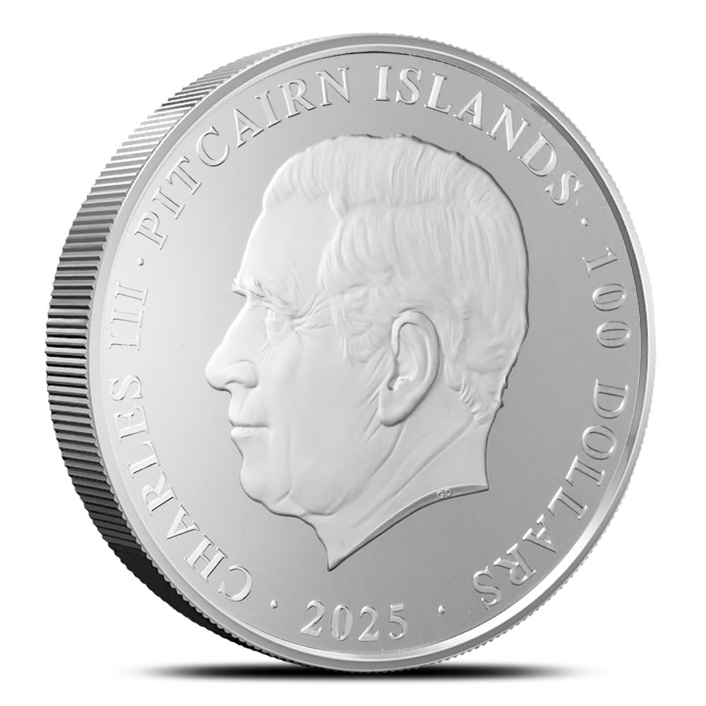 2025 Proof Pitcairn Islands Lunar Year of the Snake 1 Kilo Silver