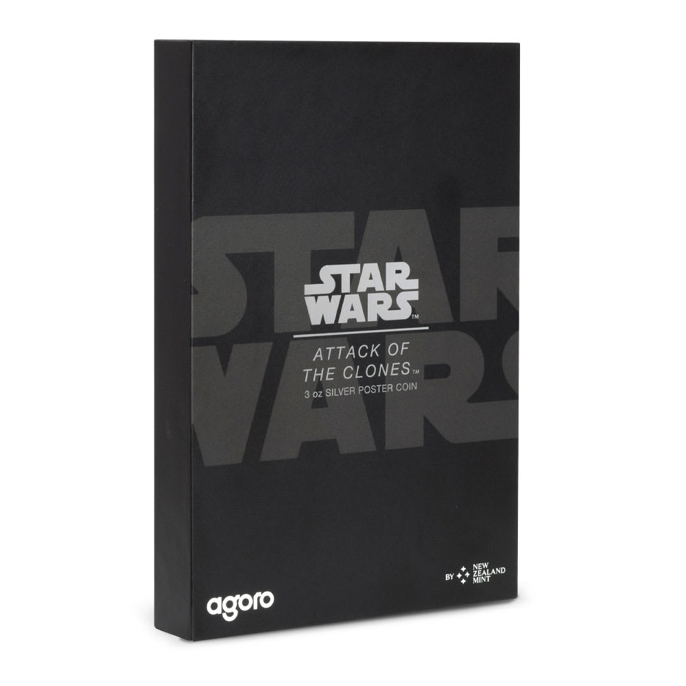 2025 Proof Colorized Niue Star Wars Movie Poster Attack of the