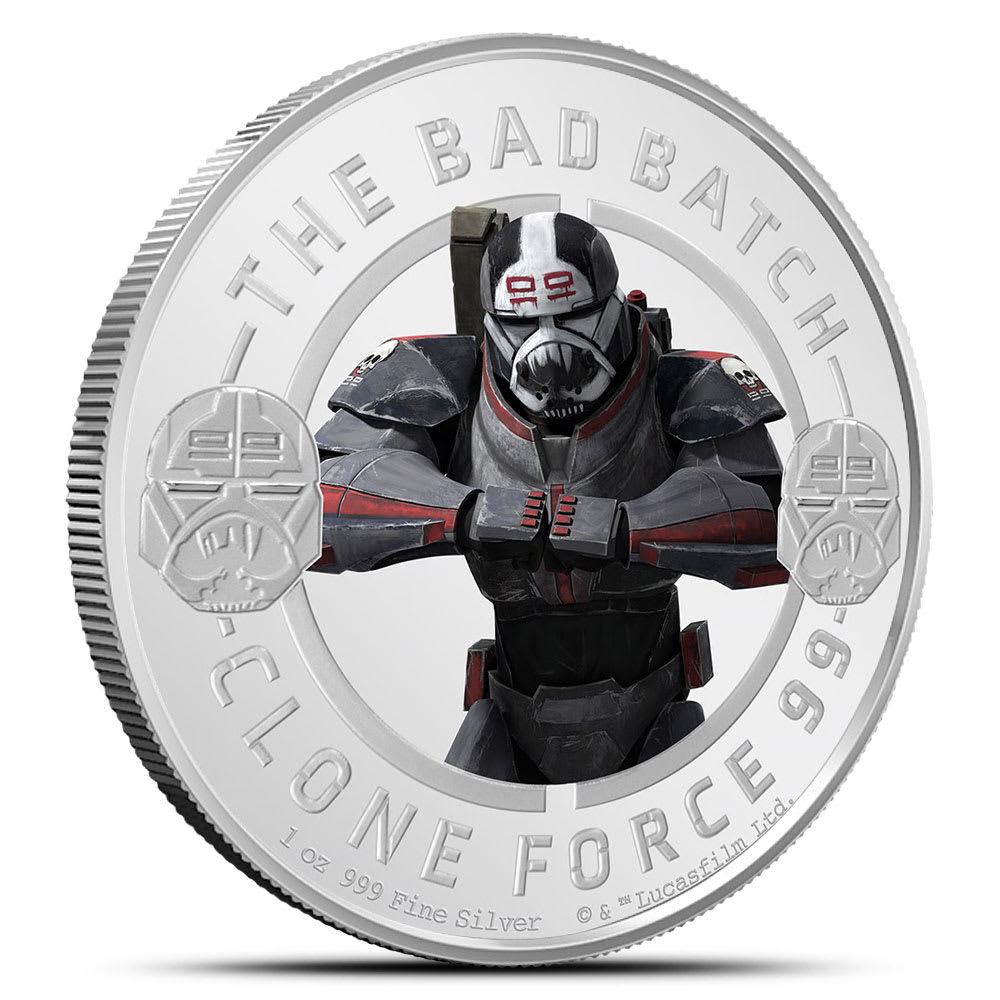 2022 Niue Star Wars The Bad Batch Wrecker Silver Coins - Provident