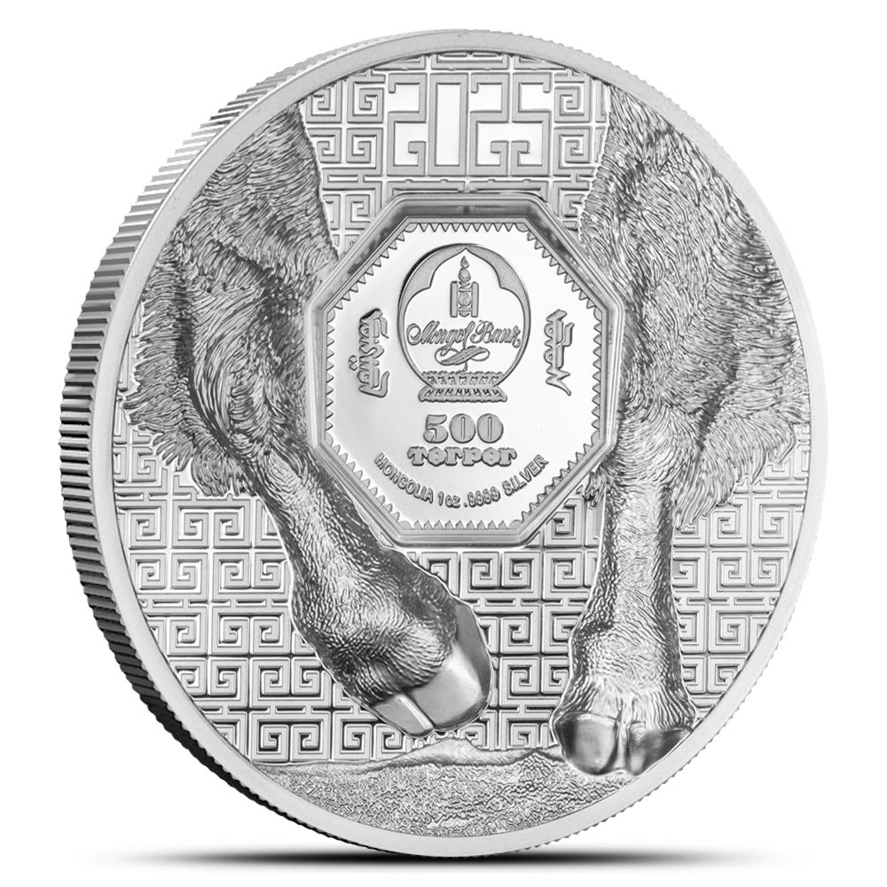 2025 Proof Mongolia Bison 1 oz Silver Coin - Provident Metals™