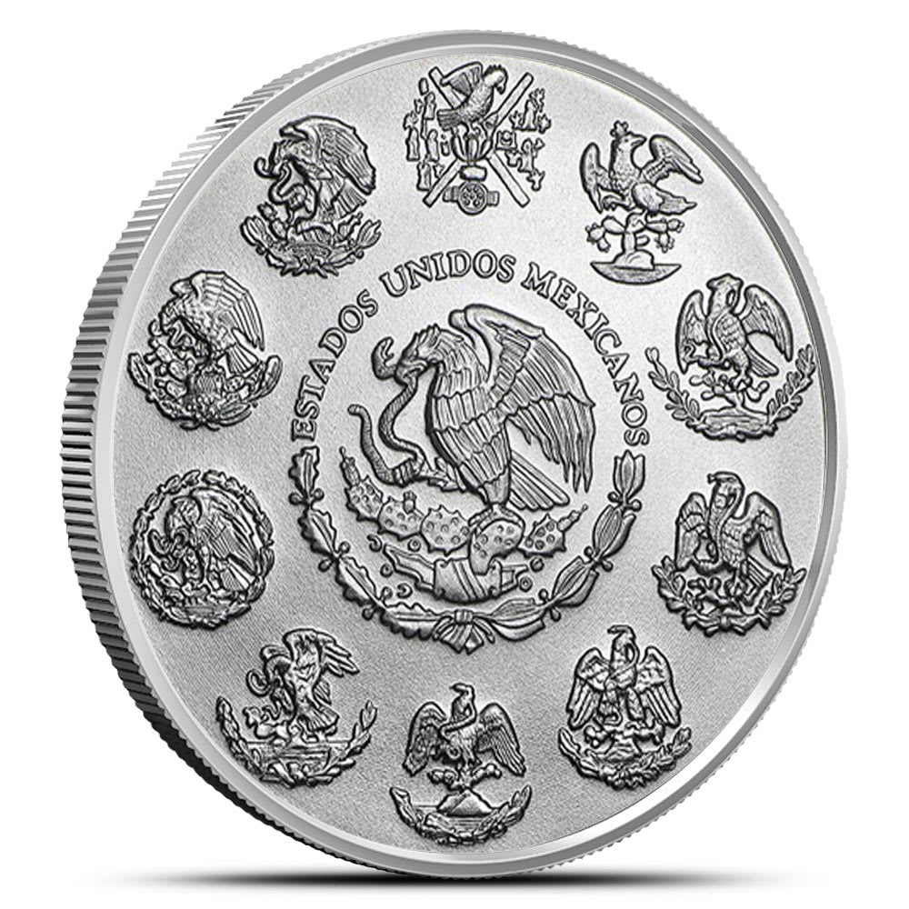 2024 Colorized Mexican Libertad Forces of Nature Water 1 oz Silver