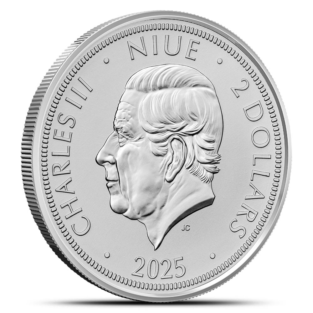 2025 1 oz Niue Czech Lion Silver Coin (BU) l BGASC™