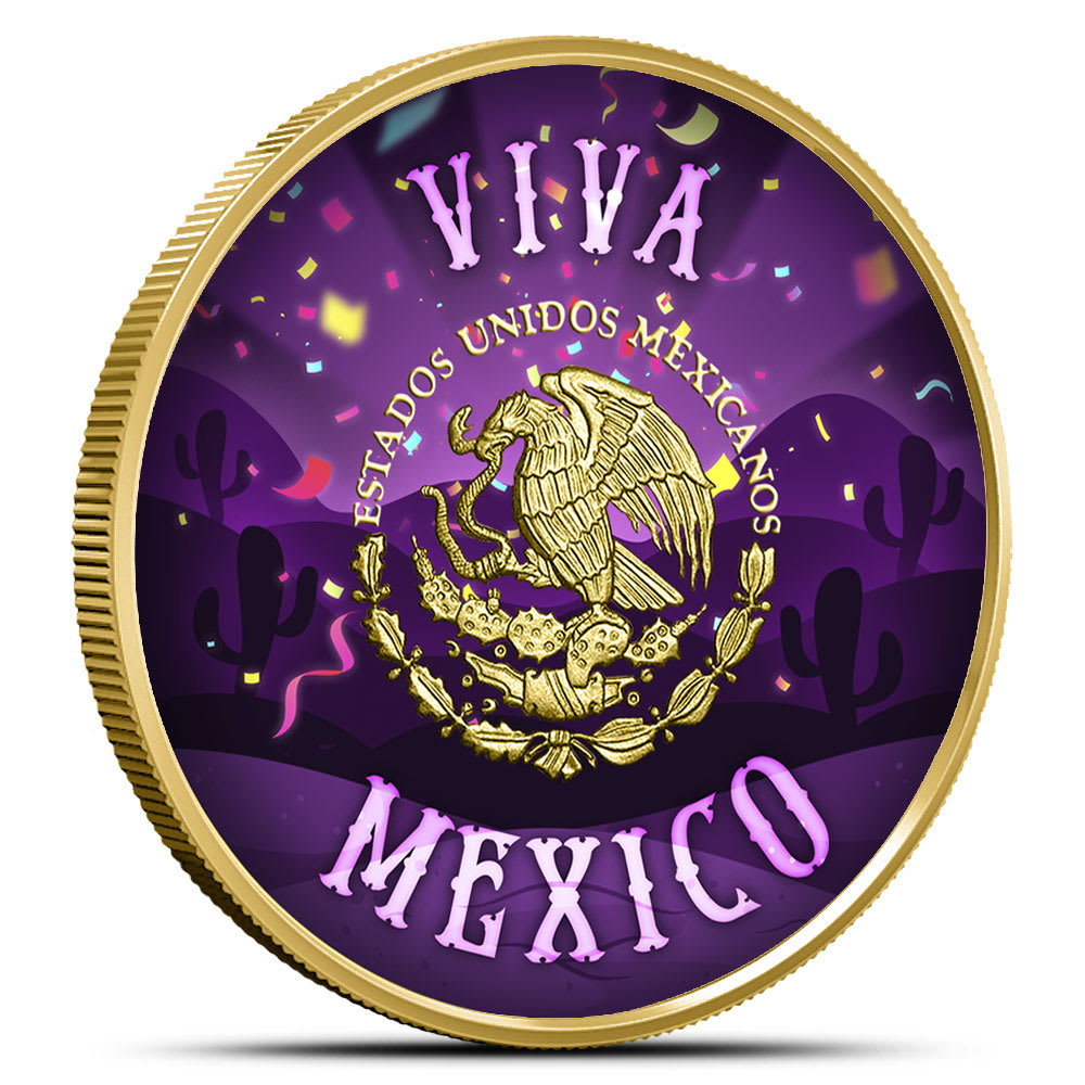 2024 Colorized Mexican Libertad Cinco de Mayo 1 oz Silver Coin