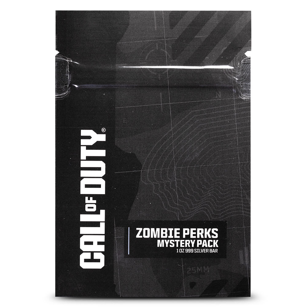 1 oz Silver Colorized Call of Duty® Zombie Perks Mystery Pack Bar -  Provident Metals™