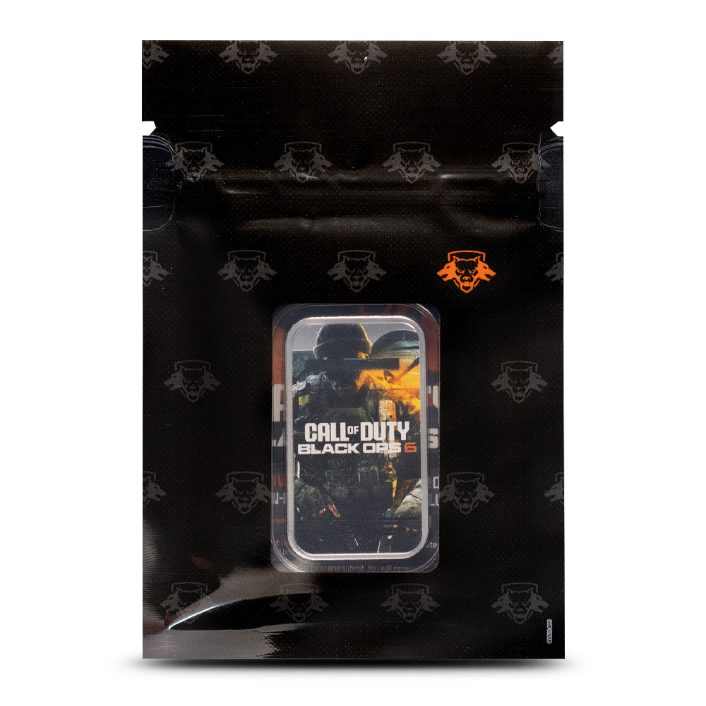 1 oz Colorized Call of Duty®: Black Ops 6® Silver Bar (New w/ Assay) l  BGASC™
