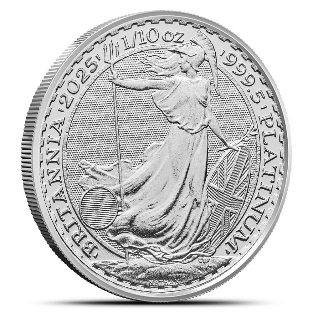 2025 1/10 oz British Platinum Britannia Coin (BU) l BGASC™