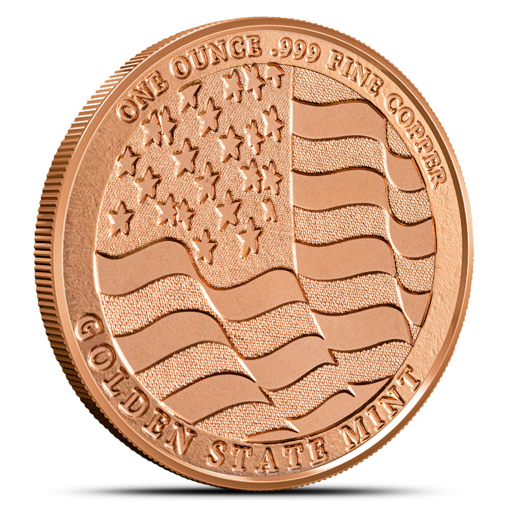 1 oz Copper Eagle Round New | Golden State Mint - Provident Metals™