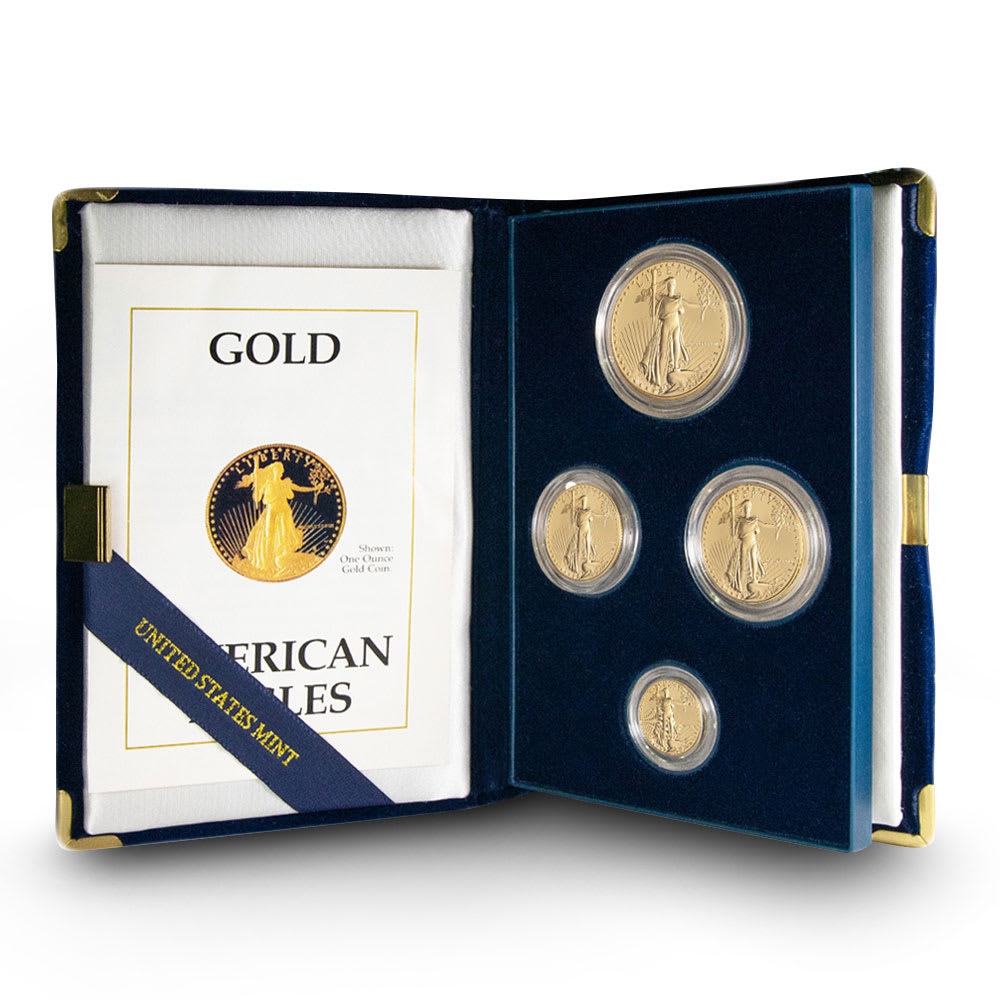 1988 Proof American Eagle 4-Coin Gold Set - Provident Metals™