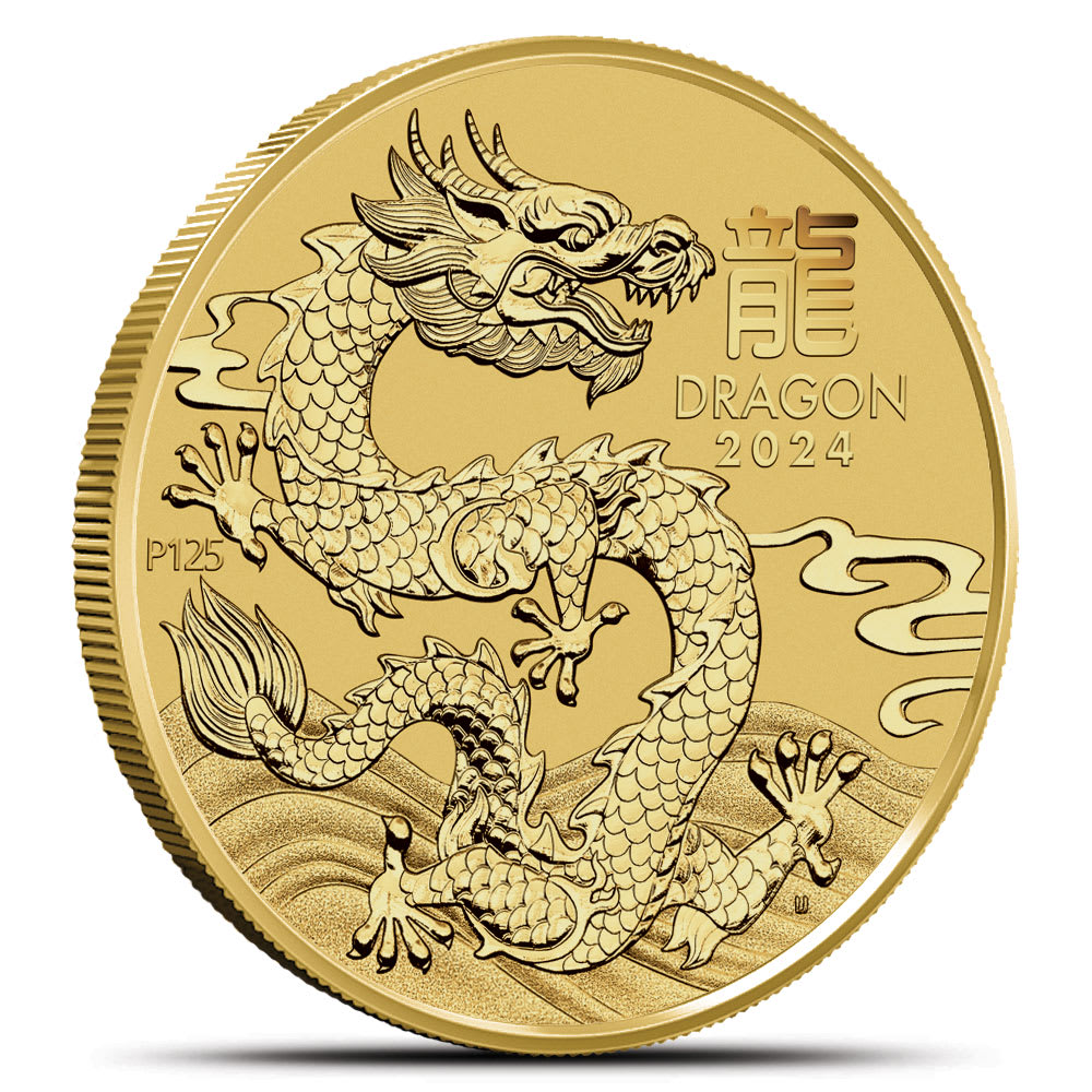 2024 Australian Lunar Dragon 1/20 oz Silver Coin BU - Provident