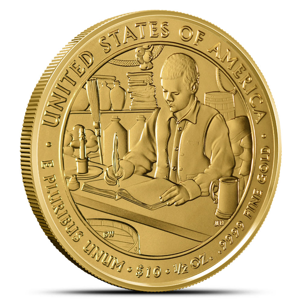 2010-W First Spouse Buchanan's Liberty 1/2 oz Gold Coin