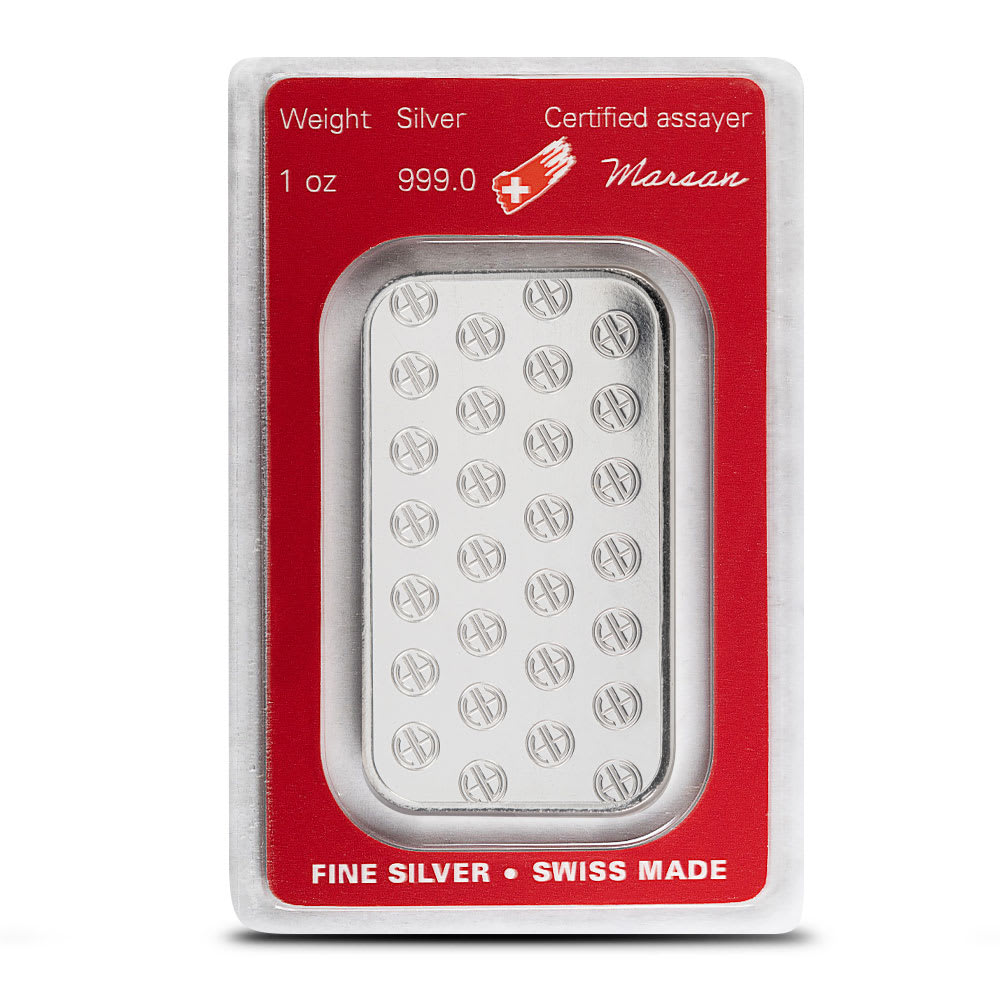 1 oz Silver Bar New | Argor Heraeus - Provident Metals™