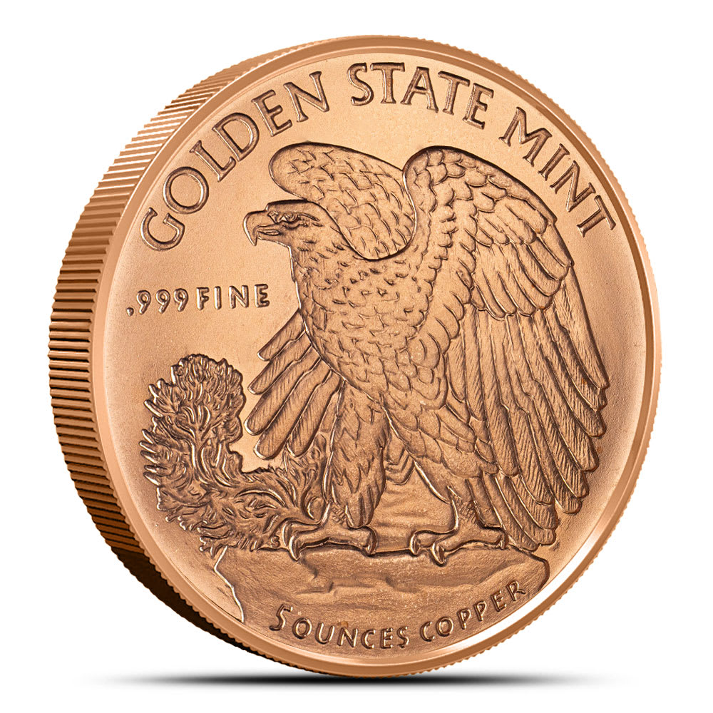5 oz Copper Walking Liberty Round New | GSM - Provident Metals™