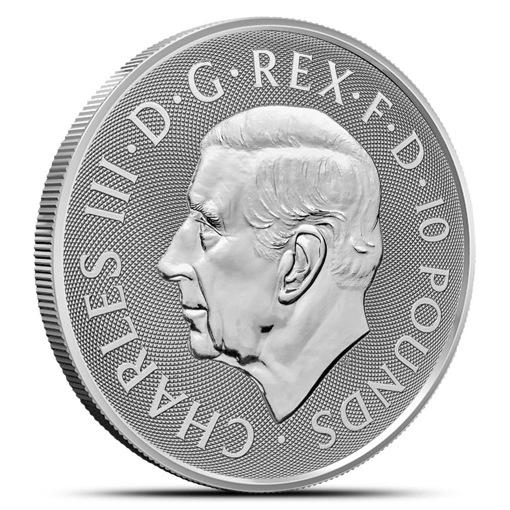 2023 British Maid Marian 10 oz Silver Coin BU - Provident Metals™