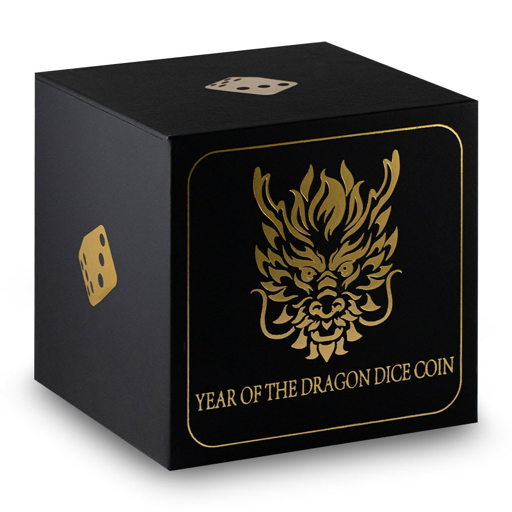 2024 Fiji Year of the Dragon Dice 1 oz Silver Coin - Provident Metals™