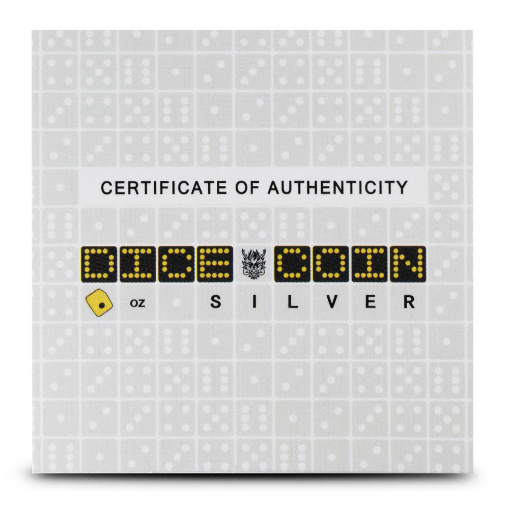 2024 Fiji Year of the Dragon Dice 1 oz Silver Coin - Provident Metals™