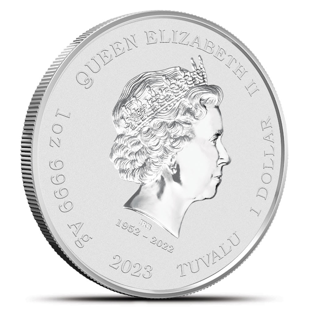 Colorized Tuvalu James Bond Casino Royale 007 Silver In Card - Provident  Metals™