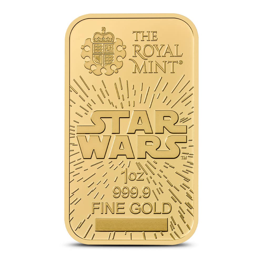 1 oz Gold Star Wars Jedi Bar New | The Royal Mint - Provident Metals™