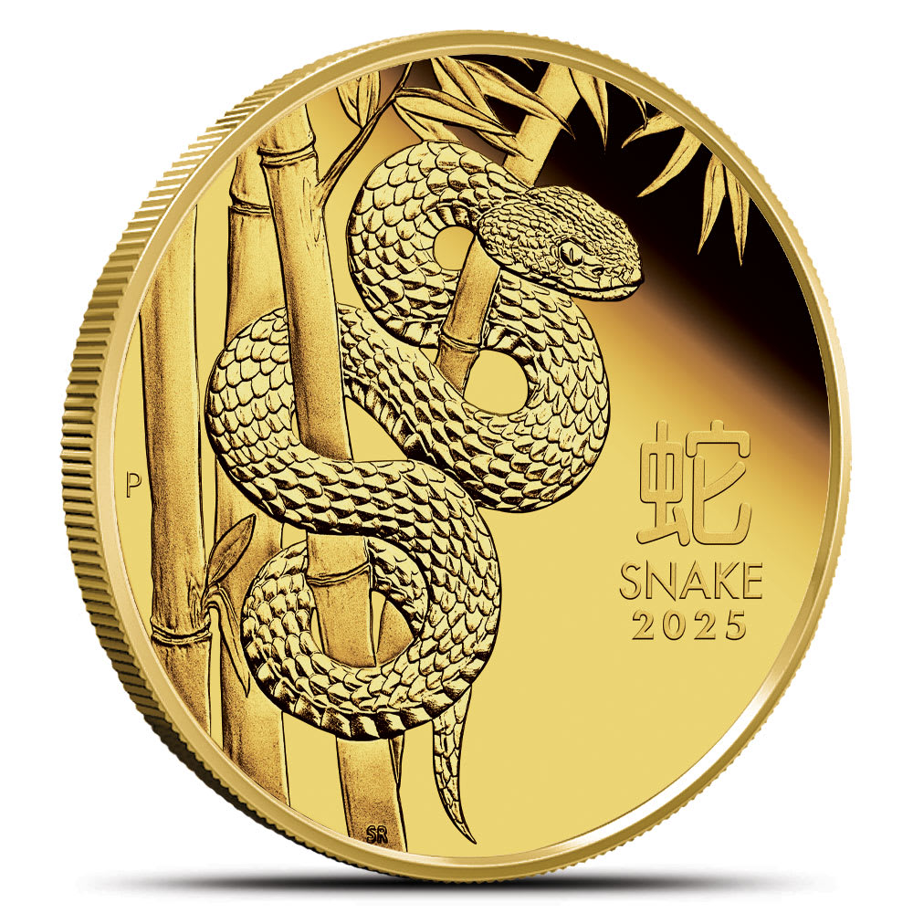2025 Proof Australian Lunar Snake 1/10 oz Gold Coin - Provident Metals™