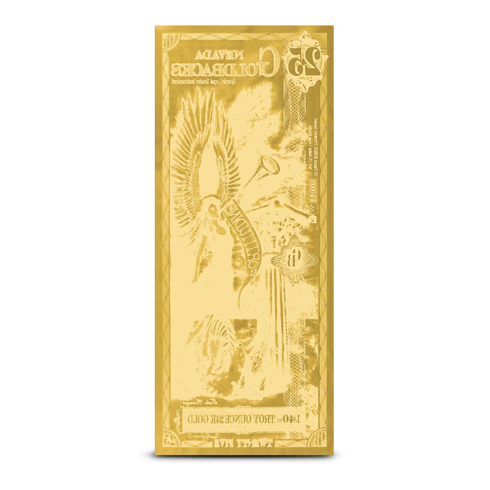 25 Gold Nevada Goldback Note - Provident Metals™