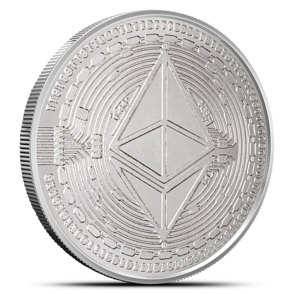 1 oz Silver Crypto Commemorative Ethereum Round - Provident Metals™