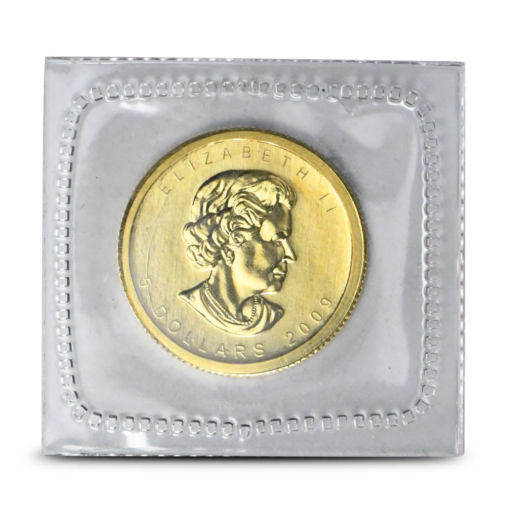 2009 Canadian Maple Leaf 1/10 oz Gold Coin - Provident Metals™
