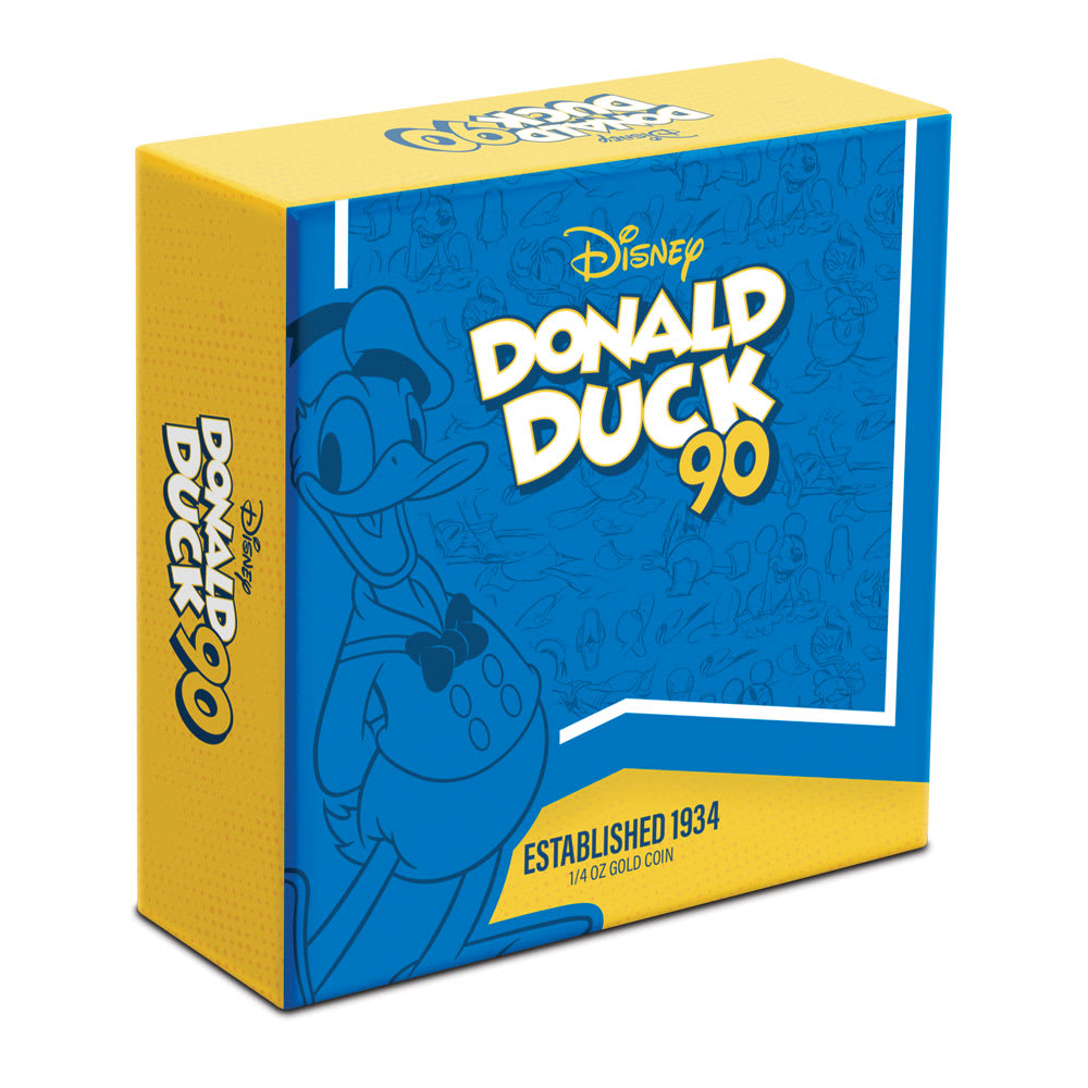 2024 Proof Niue Donald Duck 90th Anniversary Gold Coin - Provident Metals™