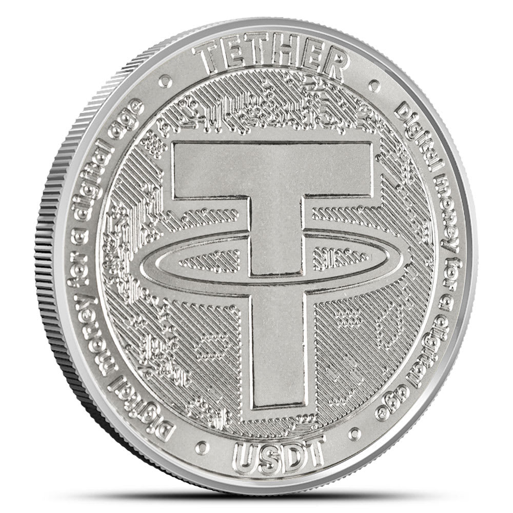 1 oz Crypto Commemorative Tether Silver Round (New) l BGASC™