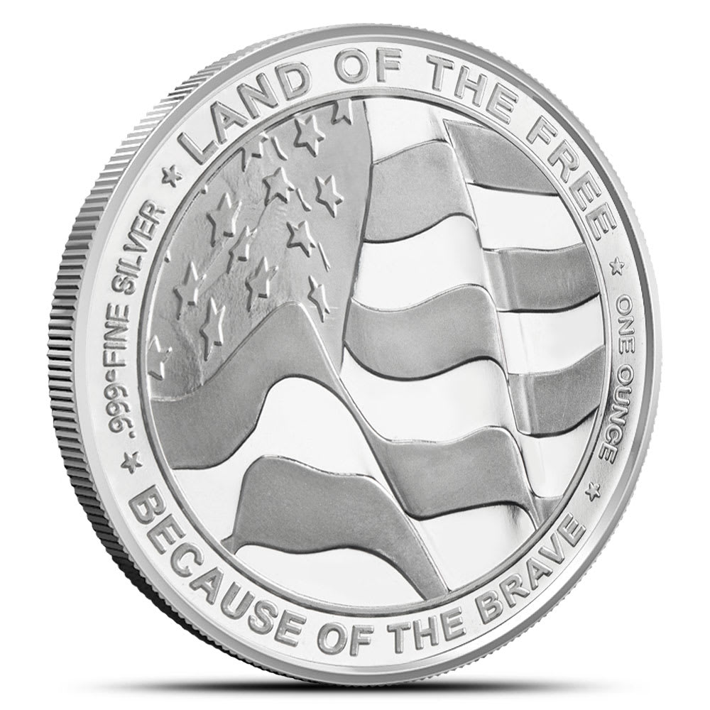 Silver United States Armed Forces Space Force Round - Provident Metals™