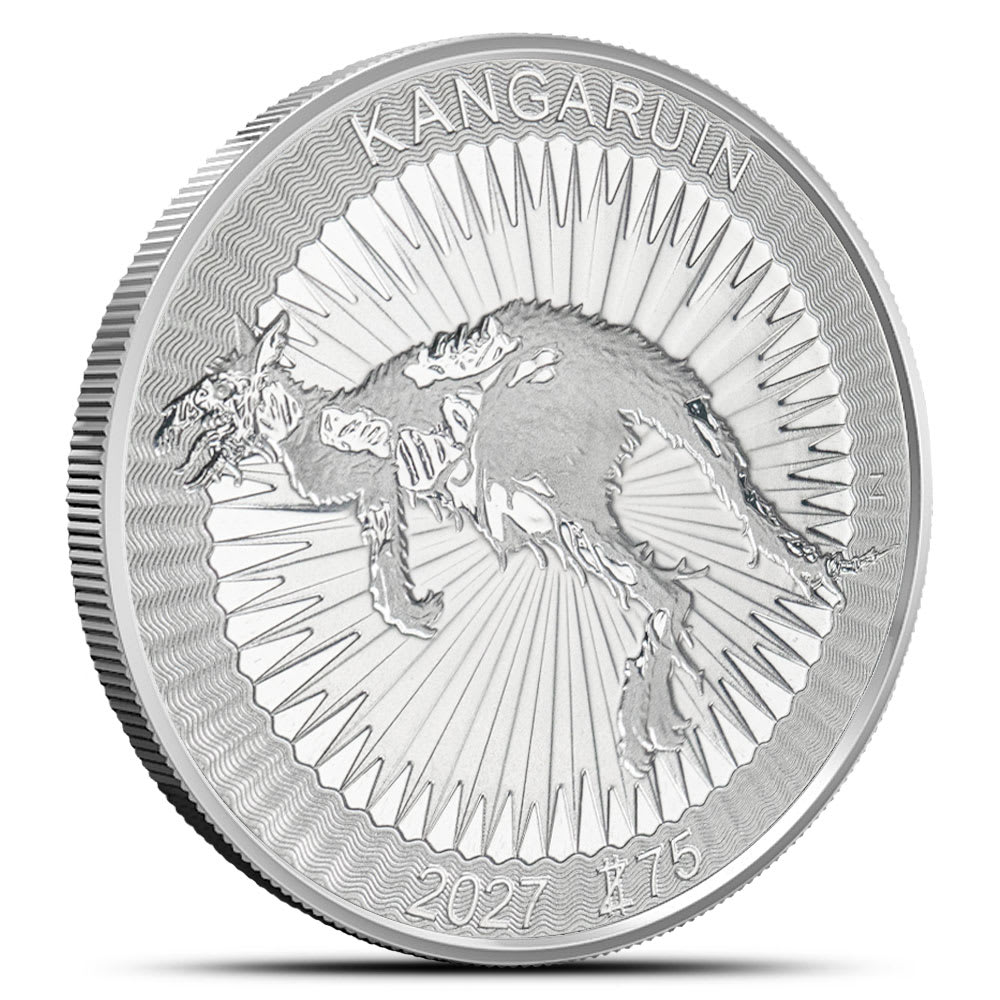 1 oz Silver Zombucks World Kangaruin Round New | SilverTowne