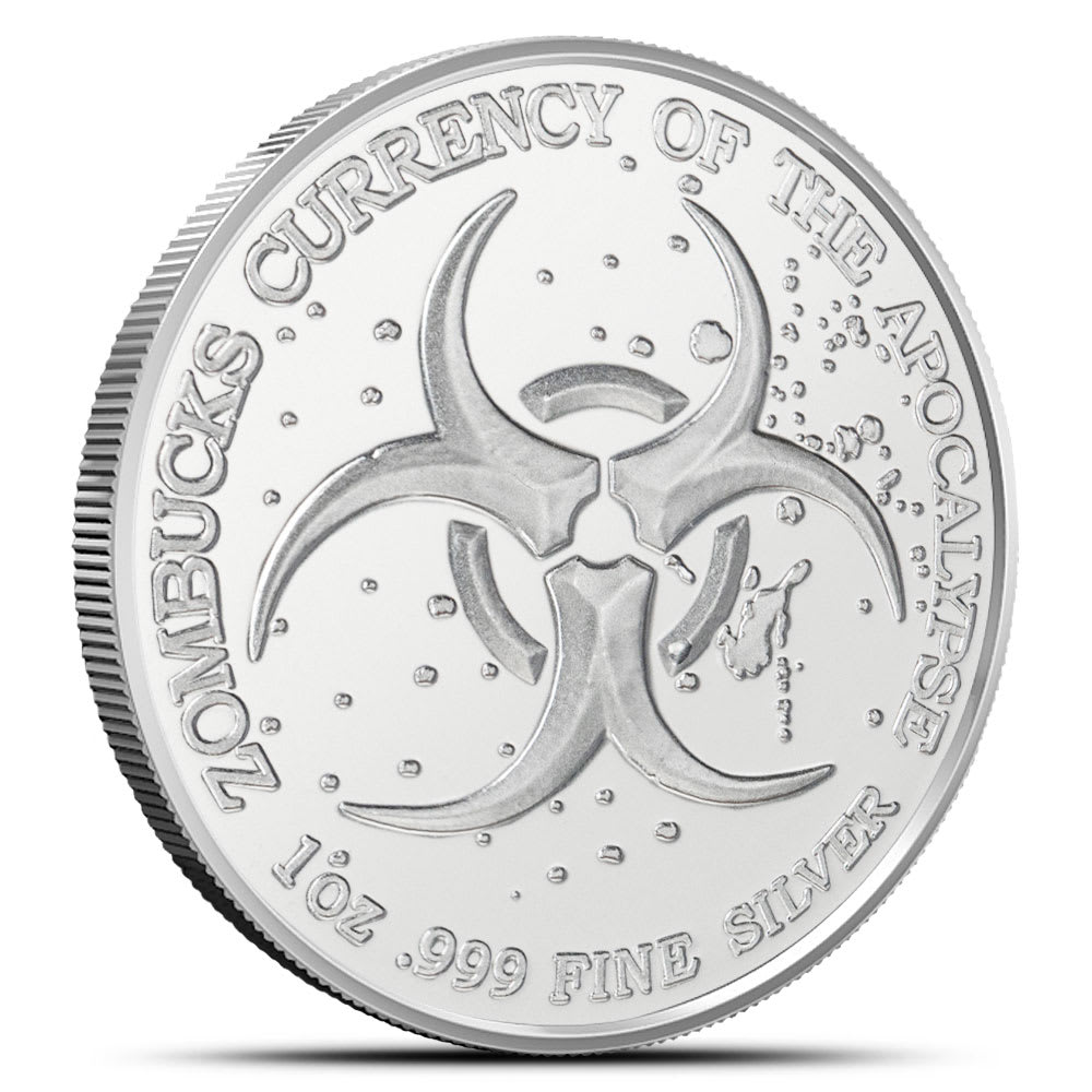 1 oz Silver Zombucks World Kangaruin Round New | SilverTowne