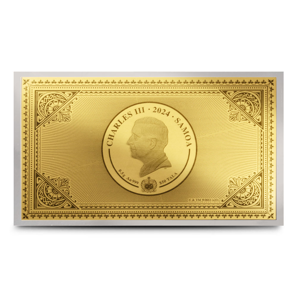 2024 Samoa Hogwarts Express Ticket 1/2 Gram Gold Note - Provident Metals™