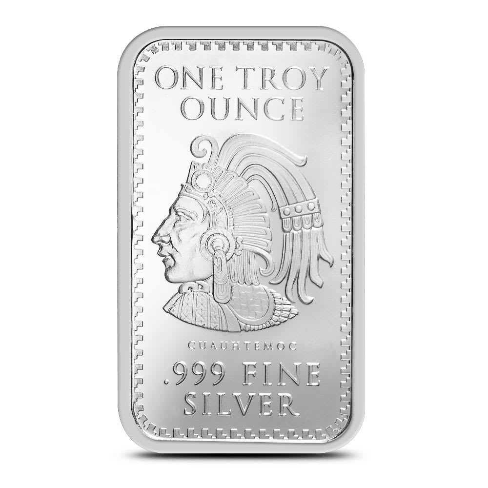1 oz Silver Aztec Calendar Bar - Provident Metals™
