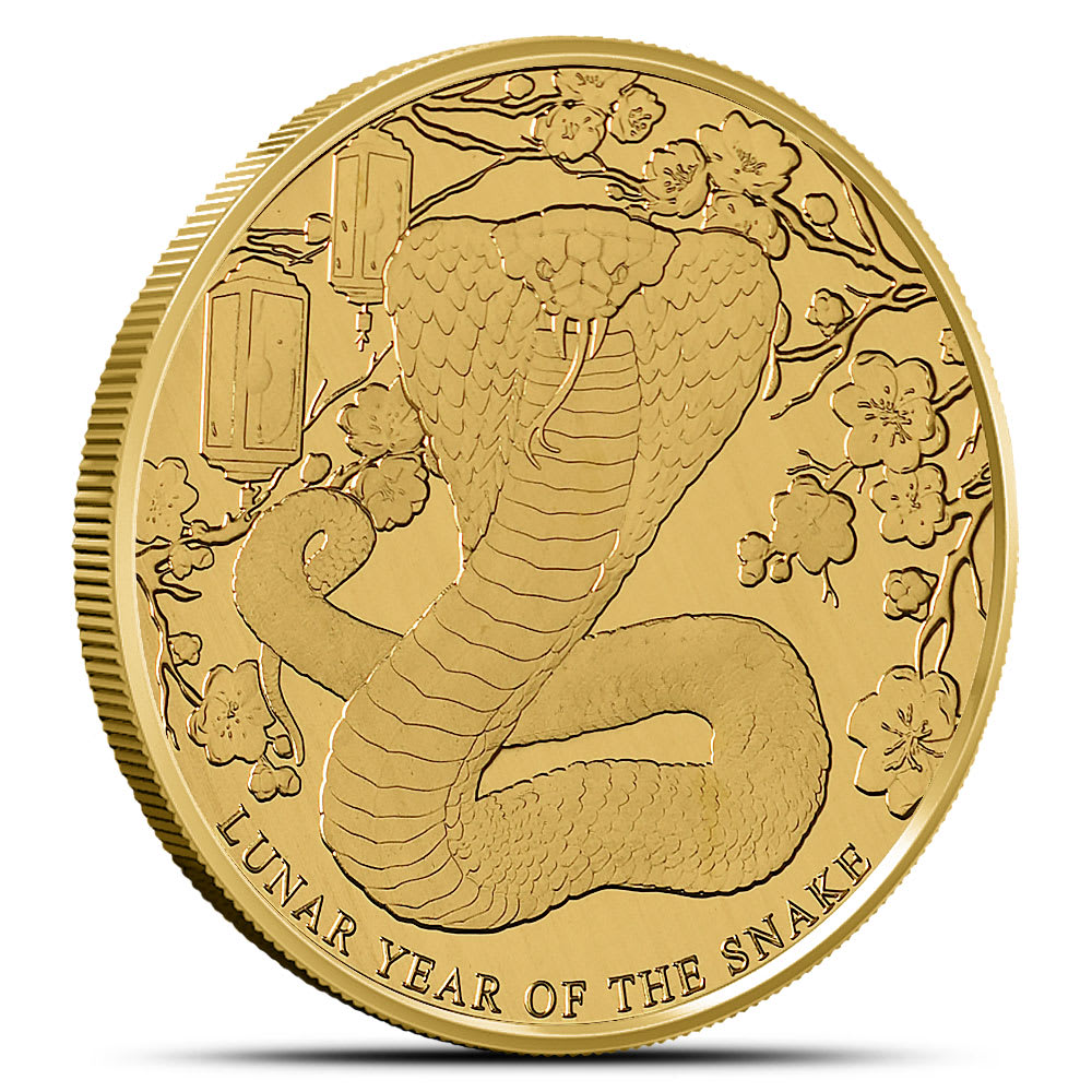 2025 Proof Pitcairn Islands Lunar Year of the Snake Gold Coin - Provident  Metals™