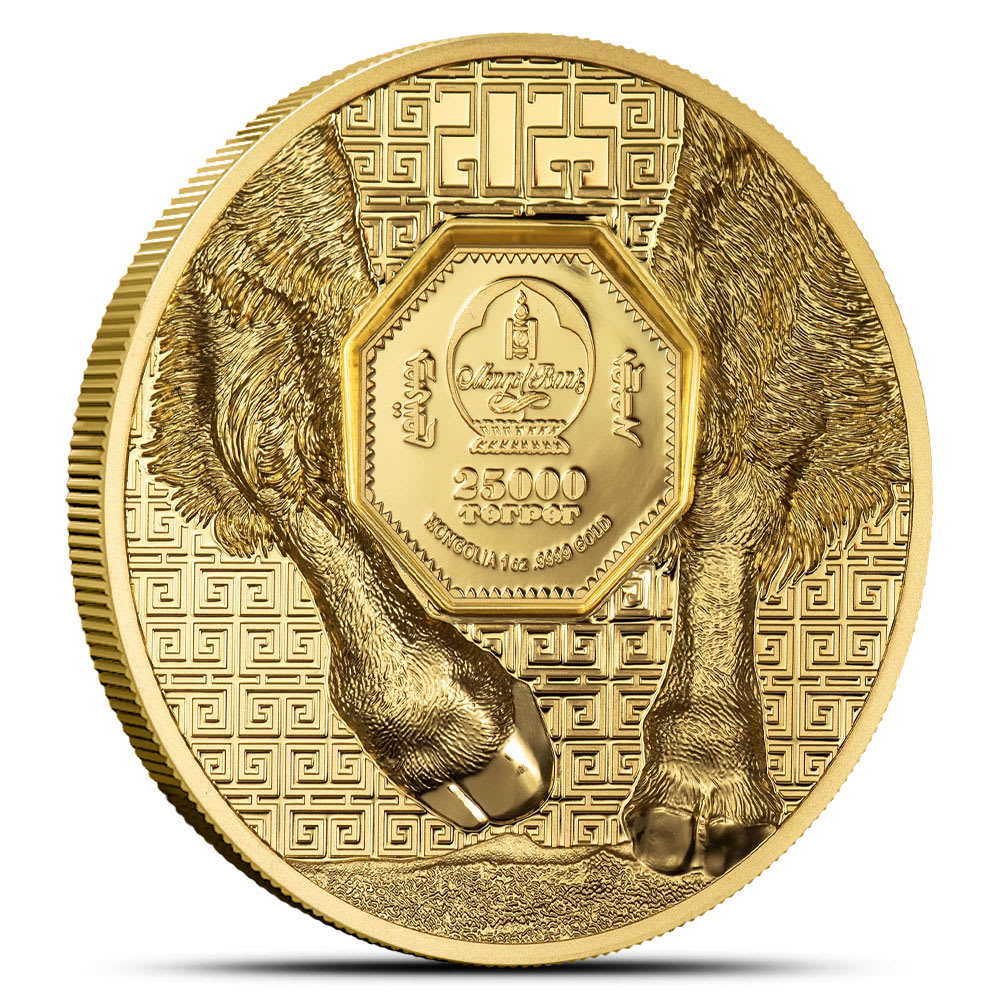 2025 Proof Mongolia Bison 1 oz Gold Coin - Provident Metals™