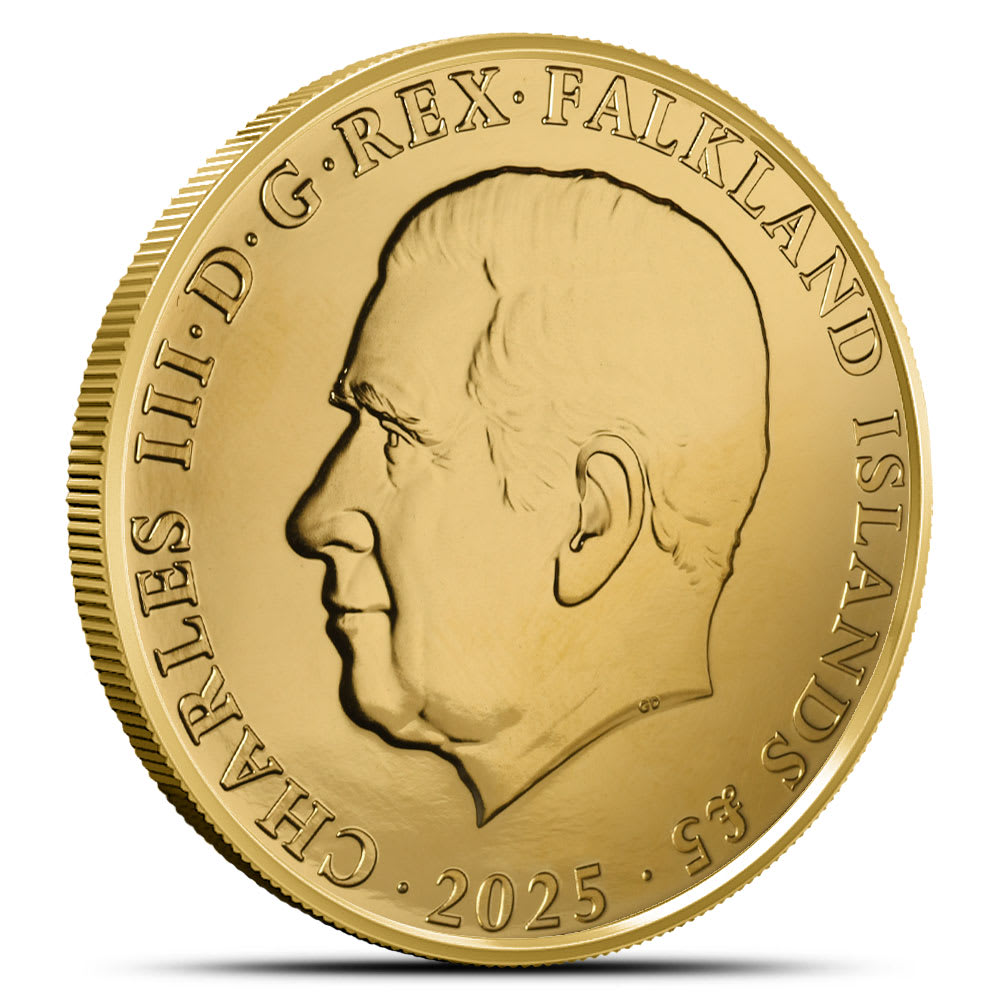 2025 Falkland Islands King Penguin 1 oz Gold Coin - Provident Metals™