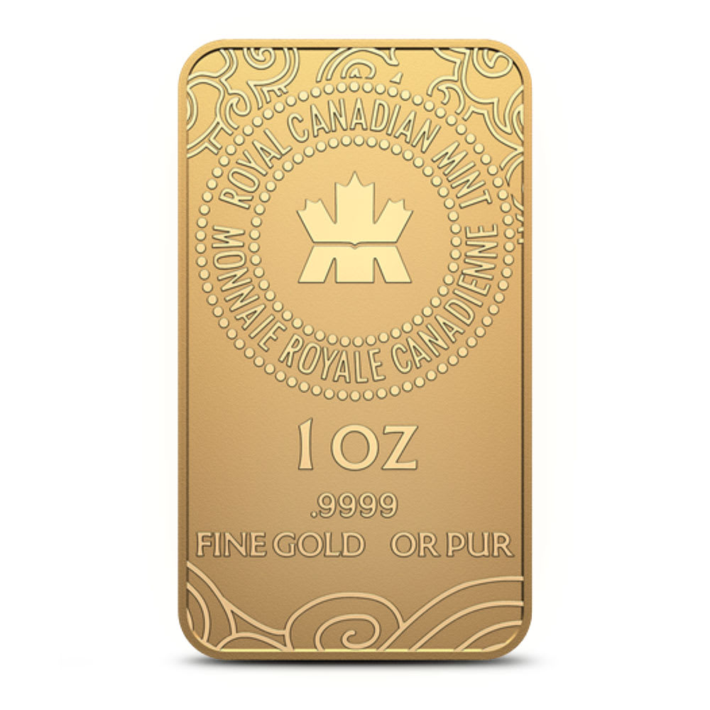 1 oz Gold 2025 Lunar Year of the Snake Bar | RCM - Provident Metals™