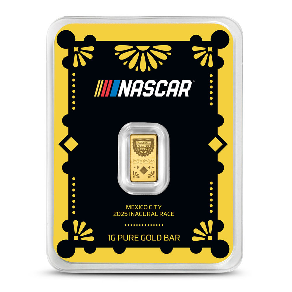 1 Gram Gold Nascar Mexico City Bar | PAMP Suisse - Provident Metals™