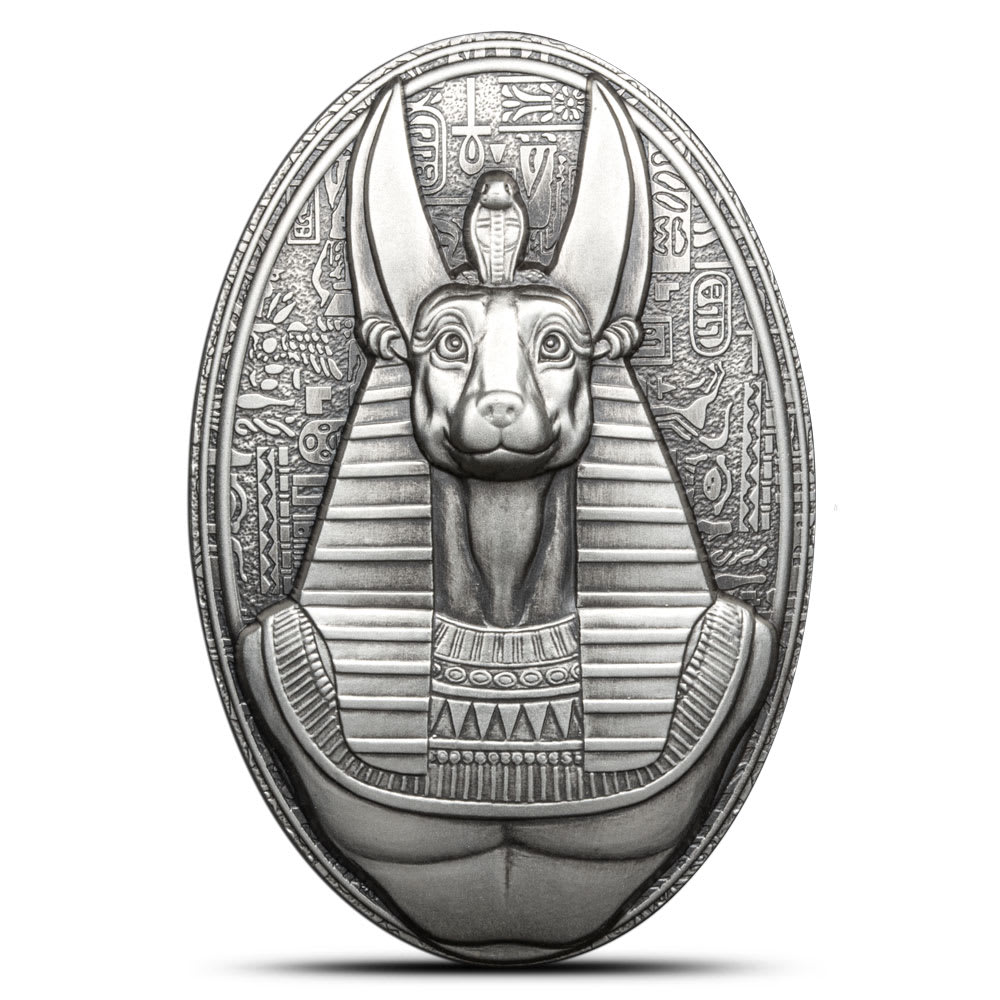 2024 Antique Republic of Djibouti Anubis 3 oz Silver Coin - Provident  Metals™