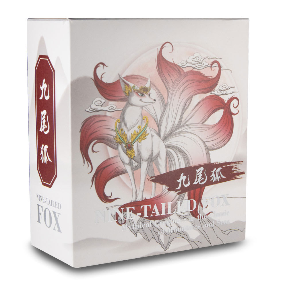 2024 Proof Samoa Mythical Creatures Nine Tailed Fox Silver Coin