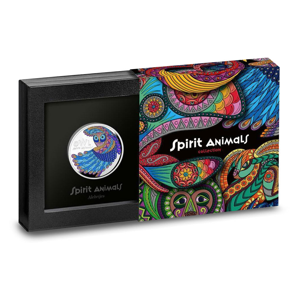 2024 Colorized Proof Niue Spirit Animals Owl Silver Coin - Provident Metals™