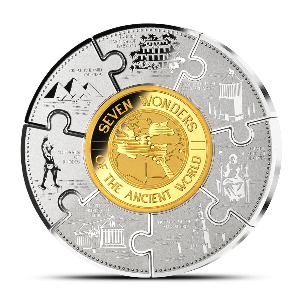 Buy 2024 5 oz Burundi Silver Seven Wonders of the World