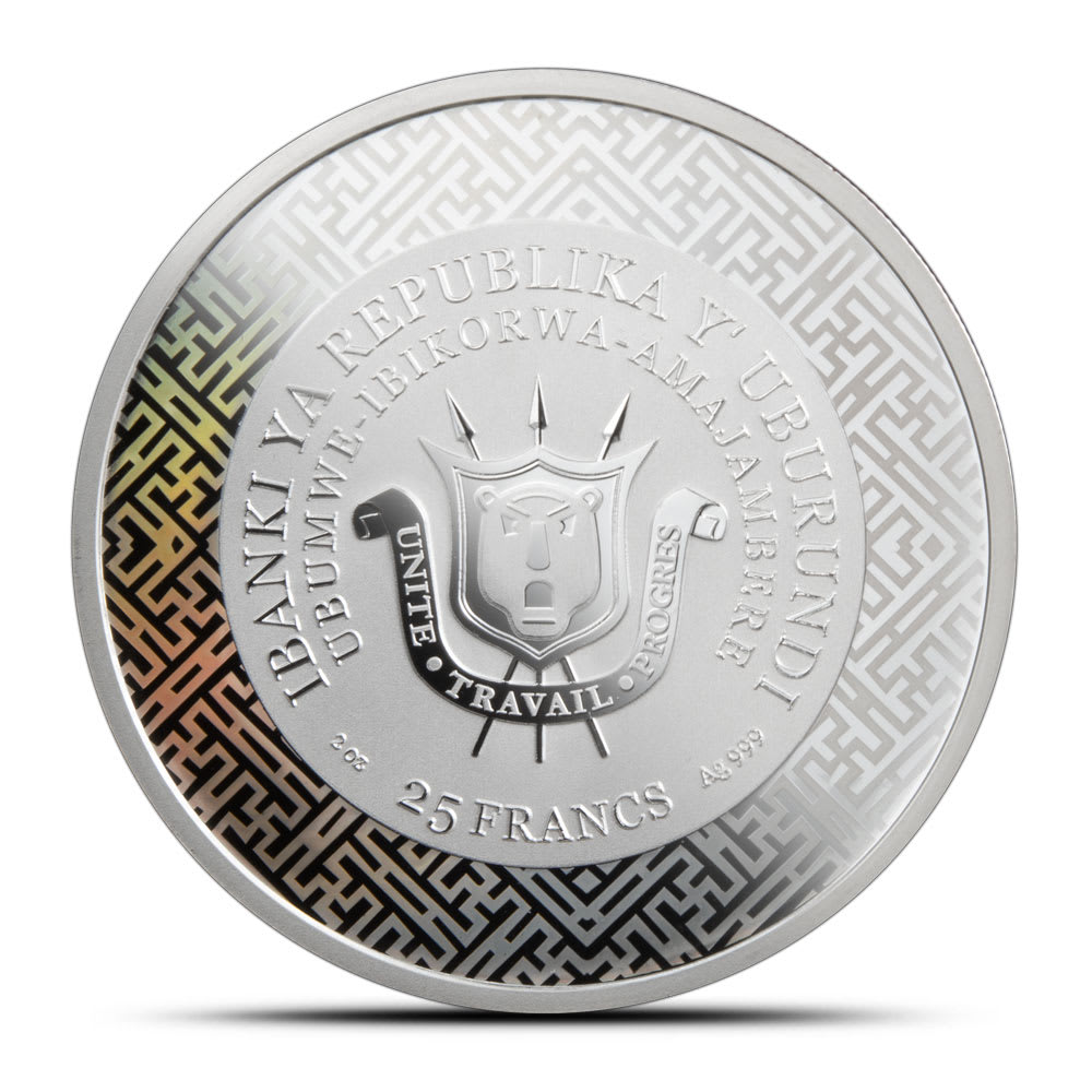 2025 Proof Burundi Silver With Jade Year of the Snake Coin l BGASC™
