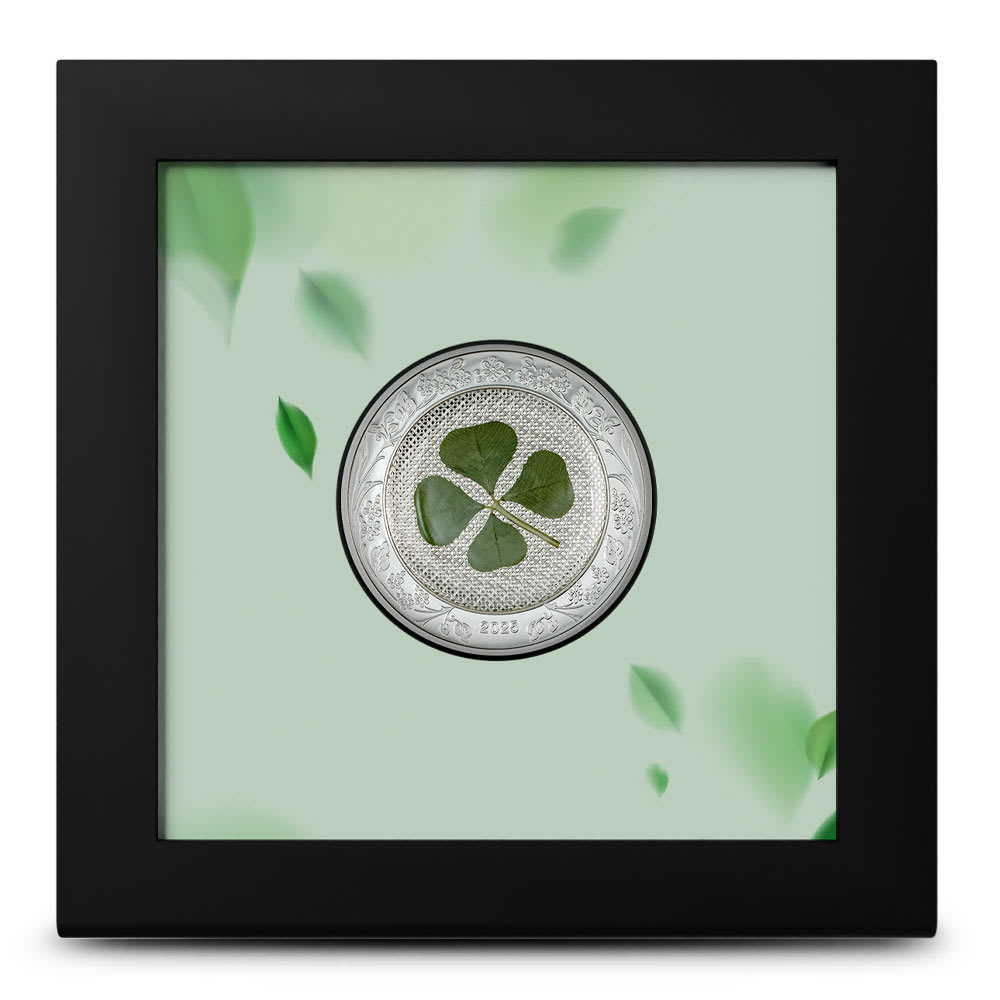 2025 Proof Palau Four Leaf Clover 1 oz Silver Coin - Provident Metals™