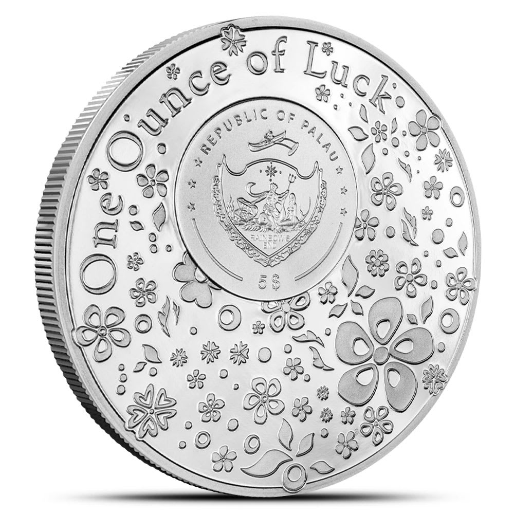 2025 Proof Palau Four Leaf Clover 1 oz Silver Coin - Provident Metals™
